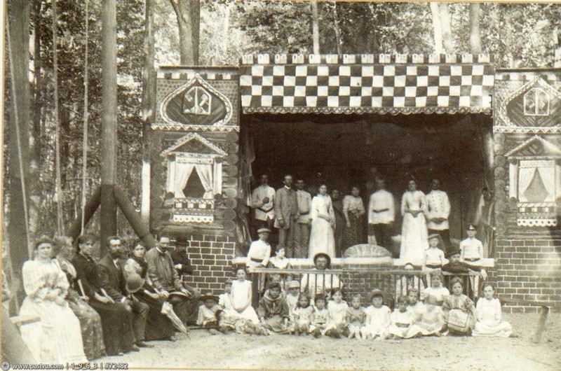 Любительский дачный театр. Россия, 1900 год