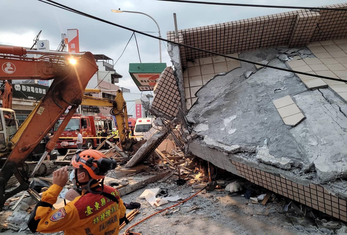 На Тайване произошло землетрясение магнитудой 7,2 балла