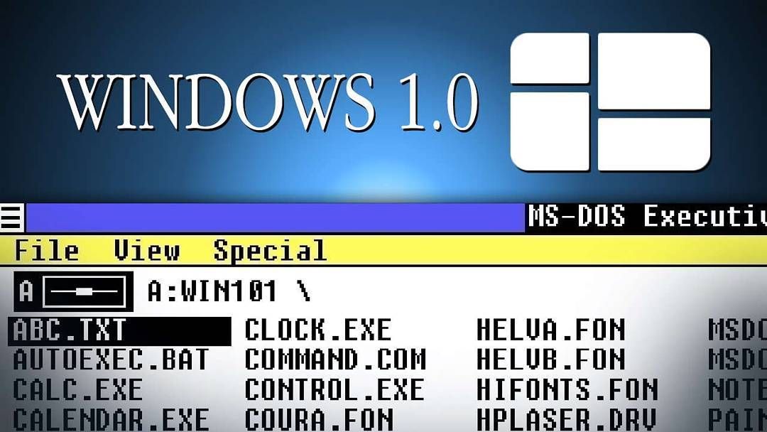 Выпущена Microsoft Windows 1.0