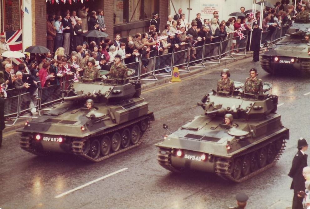 Состоялся военный парад в честь победы Великобритании в войне с Аргентиной за Фолклендские острова